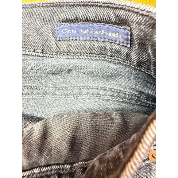 Citizens of Humanity Grey Olivia High Rise Slim Ankle Butten Fly Jeans 28 - Picture 5 of 12